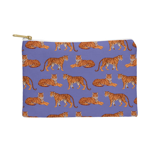 Avenie Tigers in Periwinkle Pouch