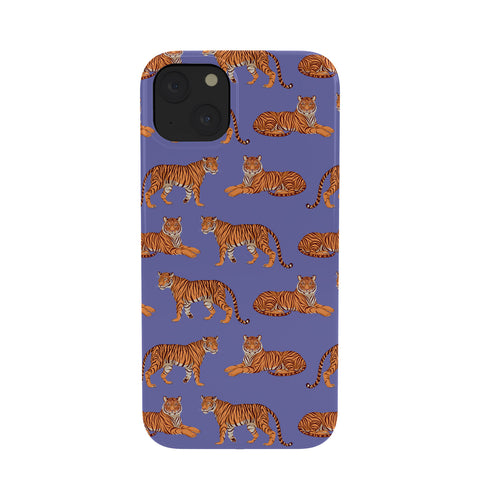 Avenie Tigers in Periwinkle Phone Case