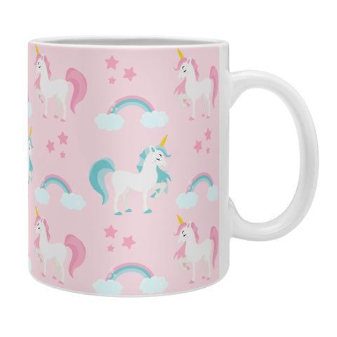 Avenie Unicorn Fairy Tale Pink Coffee Mug