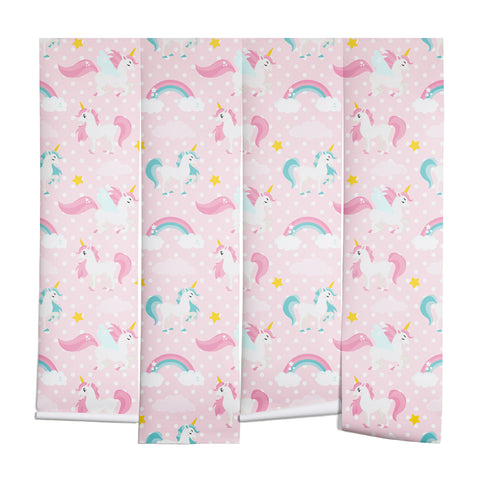 Avenie Unicorn Pattern Wall Mural