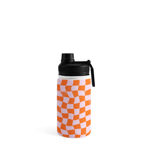 Avenie Warped Checkerboard Water Bottle