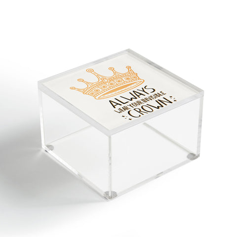 Avenie Wear Your Invisible Crown Acrylic Box