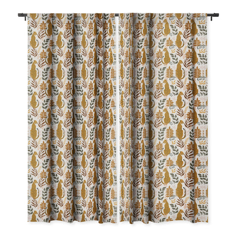 Avenie Wild Cheetah Collection Blackout Window Curtain