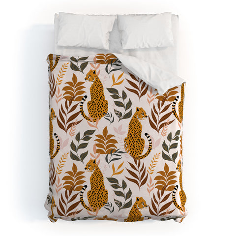 Avenie Wild Cheetah Collection Duvet Cover