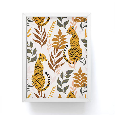 Avenie Wild Cheetah Collection Framed Mini Art Print