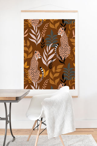 Avenie Wild Cheetah Collection I Art Print And Hanger