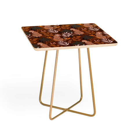 Avenie Wild Cheetah Collection I Side Table