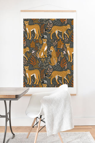 Avenie Wild Cheetah Collection II Art Print And Hanger