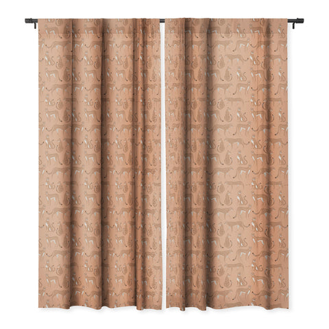 Avenie Wild Cheetah Collection III Blackout Window Curtain