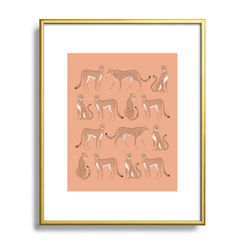 Avenie Wild Cheetah Collection III Metal Framed Art Print