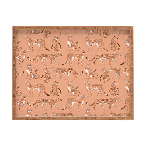 Avenie Wild Cheetah Collection III Rectangular Tray