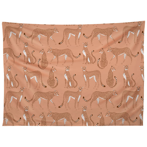 Avenie Wild Cheetah Collection III Tapestry