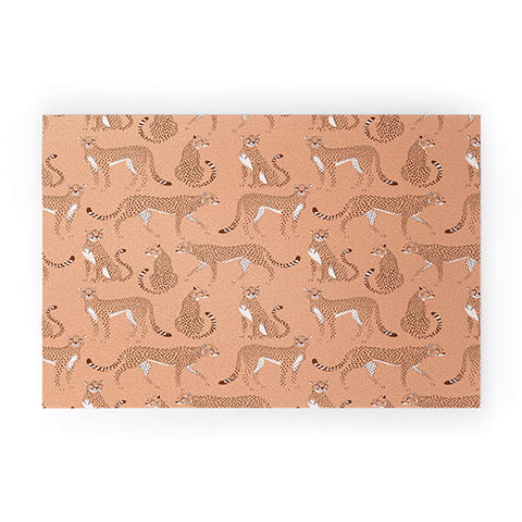 Avenie Wild Cheetah Collection III Welcome Mat