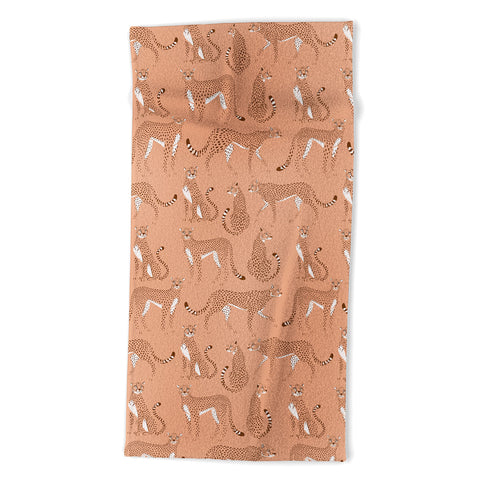 Avenie Wild Cheetah Collection III Beach Towel