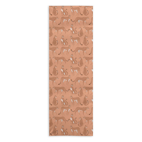Avenie Wild Cheetah Collection III Yoga Towel
