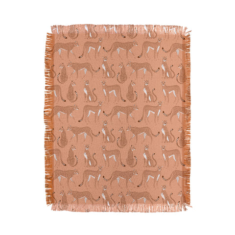 Avenie Wild Cheetah Collection III Throw Blanket