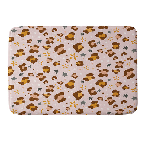 Avenie Wild Cheetah Collection IX Memory Foam Bath Mat