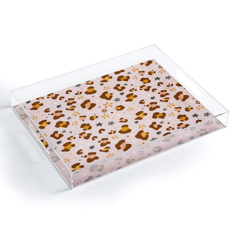 Avenie Wild Cheetah Collection IX Acrylic Tray