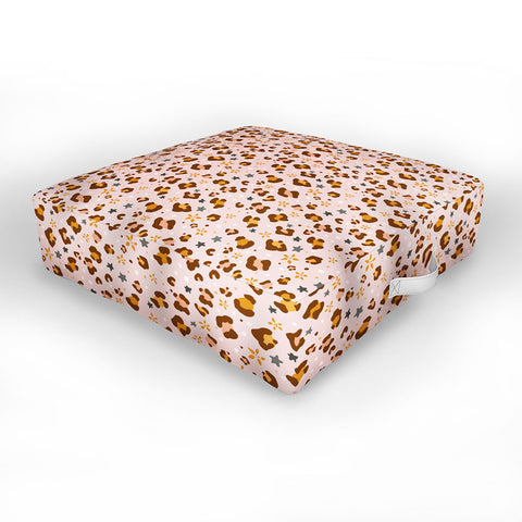 Avenie Wild Cheetah Collection IX Outdoor Floor Cushion