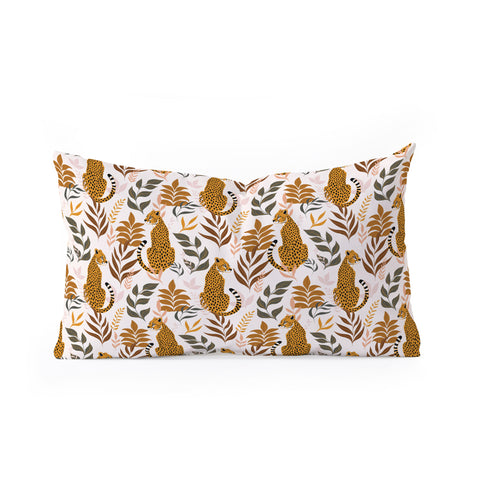 Avenie Wild Cheetah Collection Oblong Throw Pillow