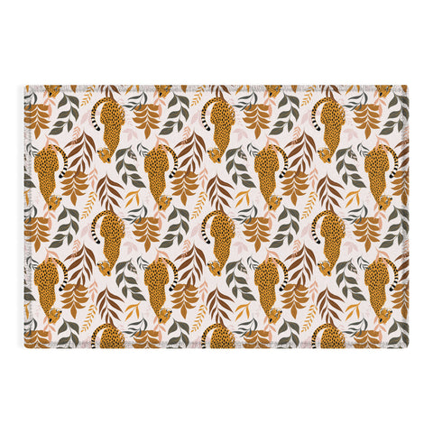 Avenie Wild Cheetah Collection Outdoor Rug