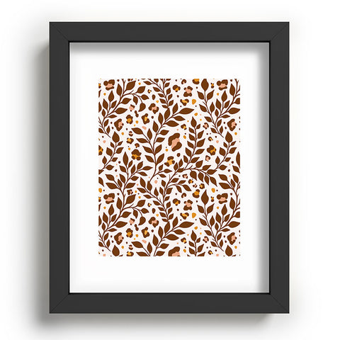 Avenie Wild Cheetah Collection V Recessed Framing Rectangle