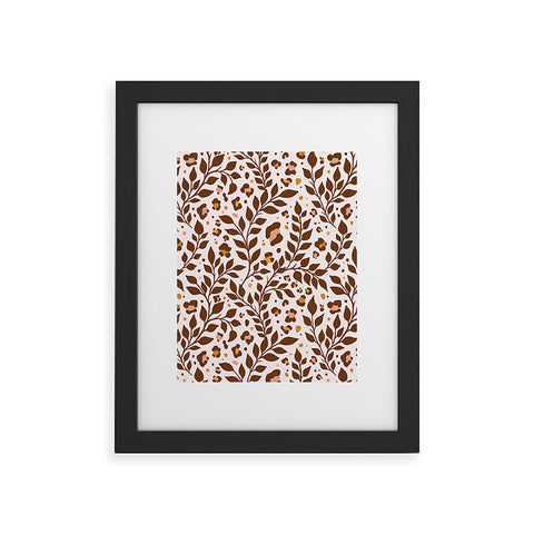 Avenie Wild Cheetah Collection V Framed Art Print