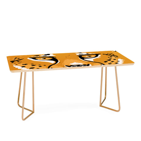 Avenie Wild Cheetah Collection VII Coffee Table