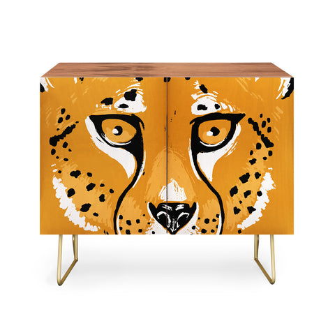 Avenie Wild Cheetah Collection VII Credenza
