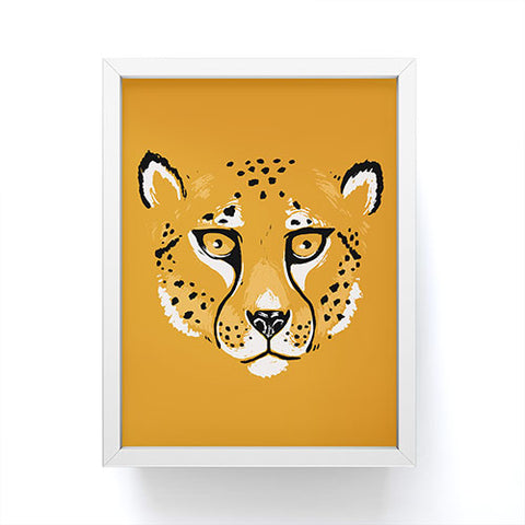 Avenie Wild Cheetah Collection VII Framed Mini Art Print