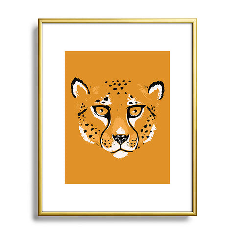 Avenie Wild Cheetah Collection VII Metal Framed Art Print