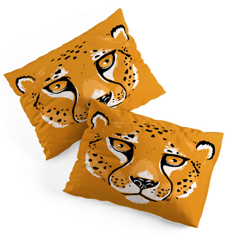 Avenie Wild Cheetah Collection VII Pillow Shams