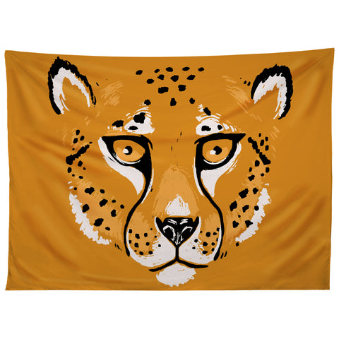 Avenie Wild Cheetah Collection VII Tapestry