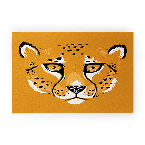 Avenie Wild Cheetah Collection VII Welcome Mat