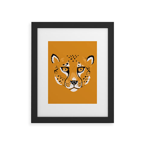 Avenie Wild Cheetah Collection VII Framed Art Print