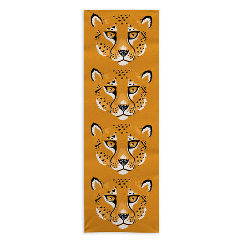 Avenie Wild Cheetah Collection VII Yoga Towel
