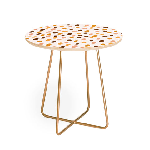 Avenie Wild Cheetah Collection VIII Round Side Table