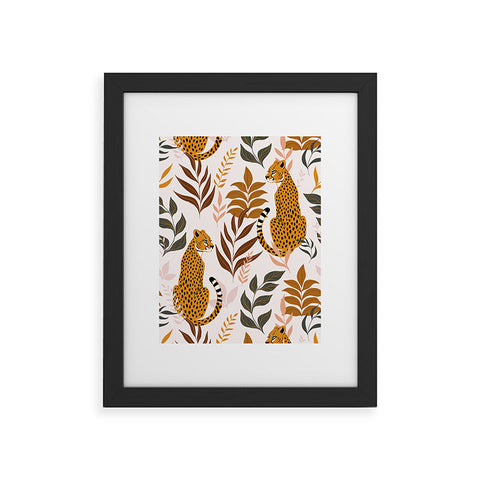 Avenie Wild Cheetah Collection Framed Art Print