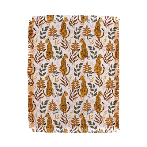 Avenie Wild Cheetah Collection Throw Blanket