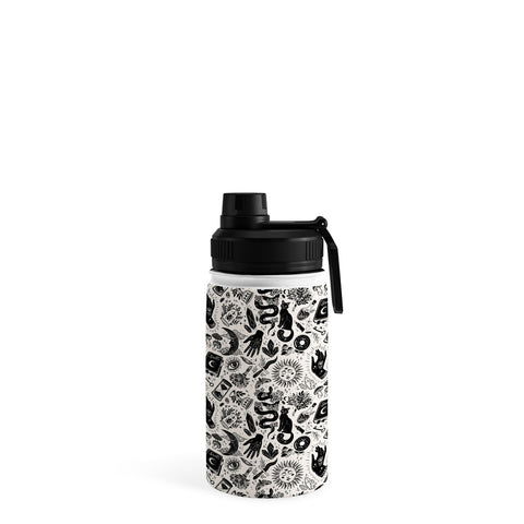 Avenie Witch Vibes Black and White Water Bottle