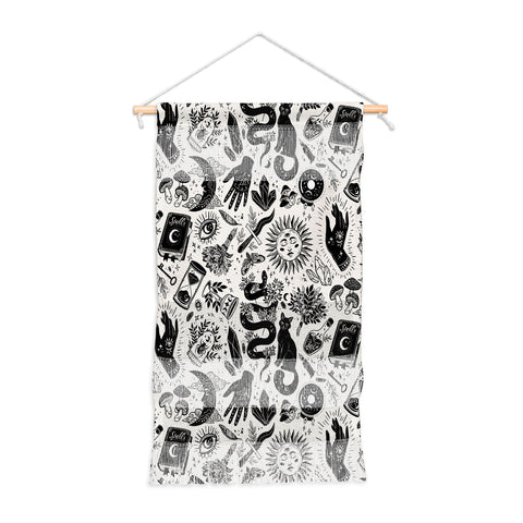 Avenie Witch Vibes Black and White Wall Hanging Portrait