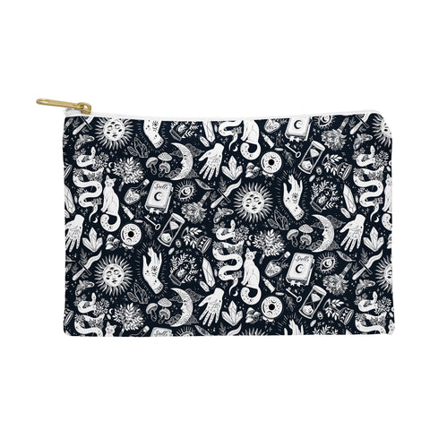 Avenie Witchy Vibes Black and White Pouch