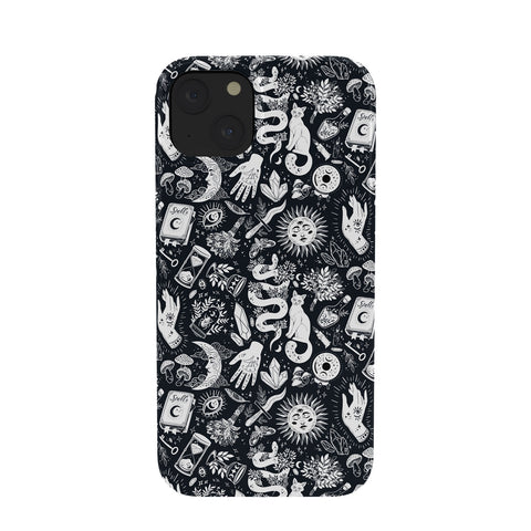 Avenie Witchy Vibes Black and White Phone Case