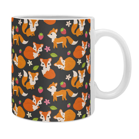 Avenie Woodland Fox Pattern Coffee Mug