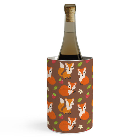 Avenie Woodland Fox Pattern II Wine Chiller