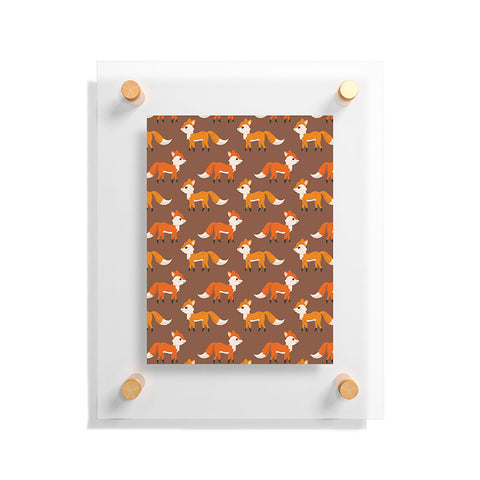 Avenie Woodland Foxes Floating Acrylic Print