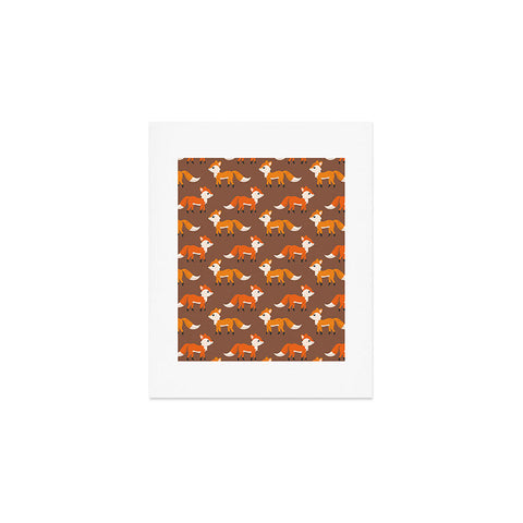 Avenie Woodland Foxes Art Print