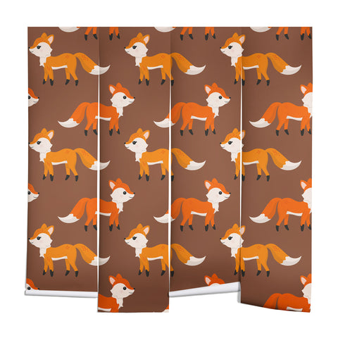 Avenie Woodland Foxes Wall Mural