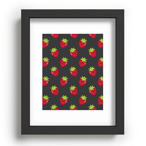 Avenie Woodland Strawberries Recessed Framing Rectangle