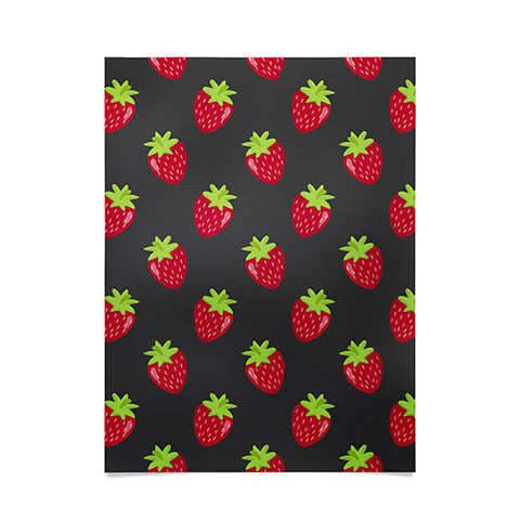 Avenie Woodland Strawberries Poster